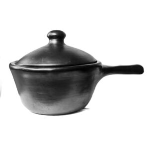 Olla plana con mango